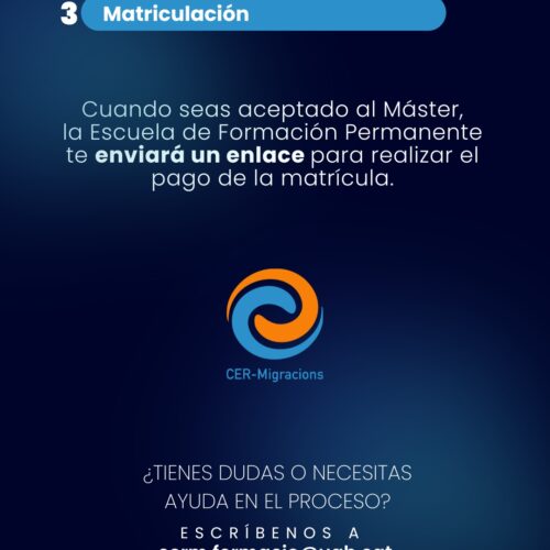 MASTER EN MIGRACIONES